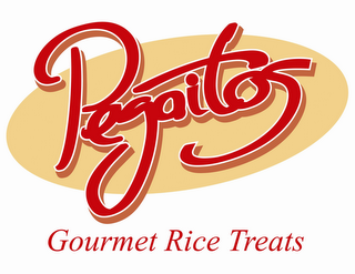 PEGAITOS GOURMET RICE TREATS logo