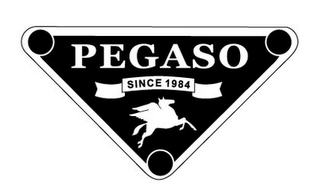 PEGASO SINCE 1984 logo