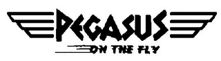 PEGASUS ON THE FLY logo