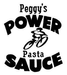 PEGGY'S POWER PASTA SAUCE logo