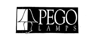 PEGO LAMPS logo
