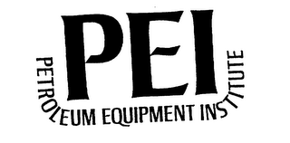 PEI PETROLEUM EQUIPMENT INSTITUTE logo