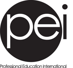 PEI PROFESSIONAL EDUCATION INTERNATIONAL logo