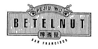PEJIU WU BETELNUT SAN FRANCISCO logo