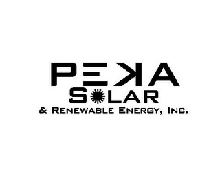 PEKA SOLAR & RENEWABLE ENERGY, INC. logo