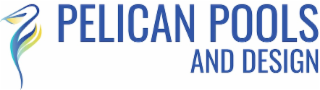 PELICAN POOLS AND DESIGN logo