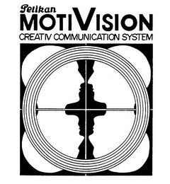 PELIKAN MOTI VISION CREATIV COMMUNICATION SYSTEM logo