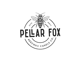 PELLAR FOX BEESWAX CANDLE CO. ESTD MMXX logo