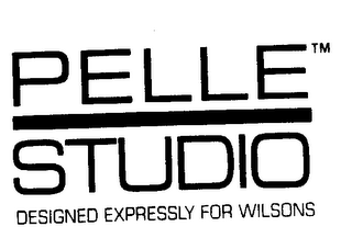 PELLE STUDIO DESIGNED EXPRESSLY FOR WILSONS logo
