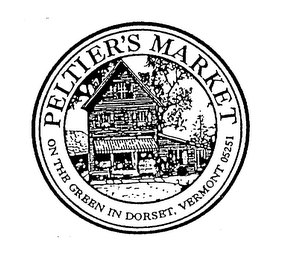 PELTIER'S MARKET ON THE GREEN IN DORSET, VERMONT 05251 logo