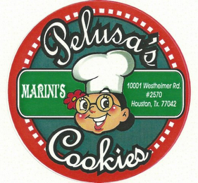 PELUSA'S COOKIES MARINI'S 10001 WESTHEIMER RD #2570 HOUSTON, TX.77042 logo
