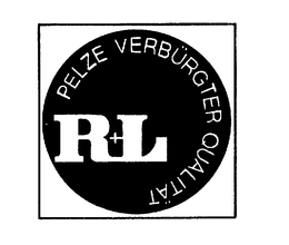 PELZE VERBURGTER QUALITAT R+L logo