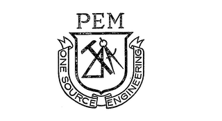 PEM ONE SOURCE ENGINEERING logo