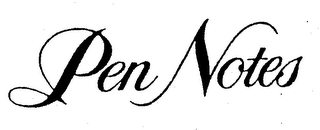PEN NOTES logo