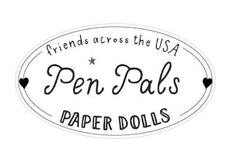 PEN PALS PAPER DOLLS FRIENDS ACROSS THE USA logo