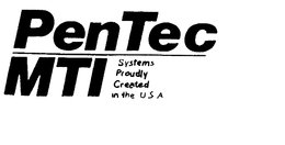 PEN TEC MTI SYSTEMS PROUDLY CREATED IN THE U.S.A. logo