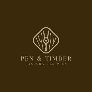 PEN & TIMBER HANDCRAFTED PENS logo