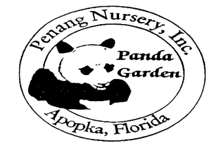 PENANG NURSERY, INC. PANDA GARDEN APOPKA, FLORIDA logo