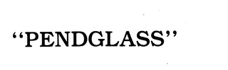 "PENDGLASS" logo