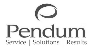 PENDUM SERVICE | SOLUTIONS | RESULTS logo