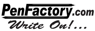 PENFACTORY.COM WRITE ON!... logo