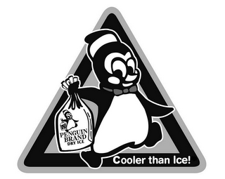 PENGUIN BRAND DRY ICE COOLER THAN ICE! logo