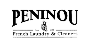 PENINOU SINCE 1903 FRENCH LAUNDRY & CLEANERS logo