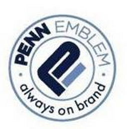 PENN EMBLEM PE ALWAYS ON BRAND logo