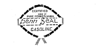 PENN SEAL GASOLINE CERTIFIED 100% PURE PENNSYLVANIA logo