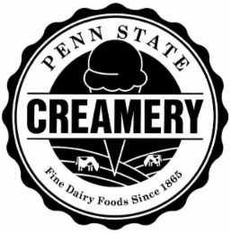 PENN STATE CREAMERY FINE DAIRY FOODS SINCE 1865 logo