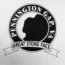 PENNINGTON GAP, VA GREAT STONE FACE logo