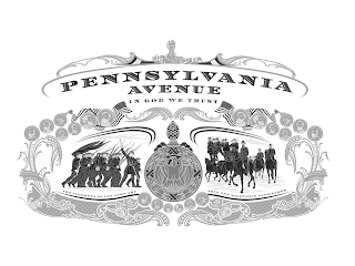 PENNSYLVANIA AVENUE IN GOD WE TRUST THE JUDGMENT OF THE LORD ARE TRUE AND RIGHTEOUS ALTOGETHER logo