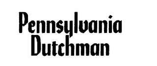 PENNSYLVANIA DUTCHMAN logo