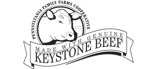 PENNSYLVANIA FAMILY FARMS COOPERATIVE MADE WITH GENUINE KEYSTONE BEEF logo