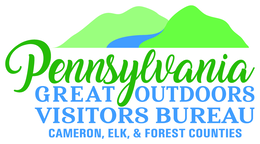 PENNSYLVANIA GREAT OUTDOORS VISITORS BUREAU CAMERON, ELK, & FOREST COUNTIES logo