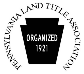 PENNSYLVANIA LAND TITLE ASSOCIATION ORGANIZED 1921 logo