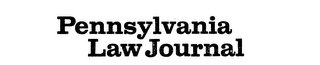 PENNSYLVANIA LAW JOURNAL logo