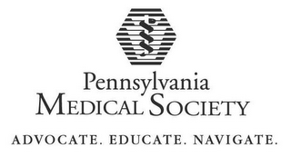 PENNSYLVANIA MEDICAL SOCIETY ADVOCATE. EDUCATE. NAVIGATE. logo