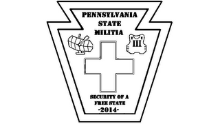 PENNSYLVANIA STATE MILITIA III SECURITY OF A FREE STATE -2014- III logo