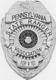 PENNSYLVANIA STATE RANGER ASSOCIATION FOP 103 logo