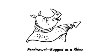 PENNTROWEL-RUGGED AS A RHINO logo