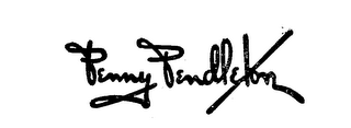 PENNY PENDLETON logo