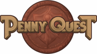 PENNY QUEST, WISDOM, SEEK, SLAY, STRENGTH logo