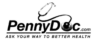 PENNYDOC.COM ASK YOUR WAY TO BETTER HEALTH logo