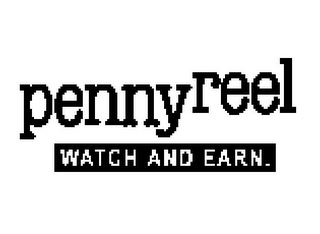 PENNYREEL WATCH AND EARN. logo