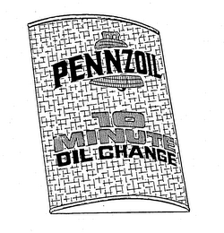 PENNZOIL 10 MINUTE OIL CHANGE logo