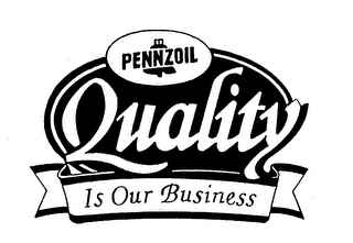 PENNZOIL QUALITY IS OUR BUSINESS logo