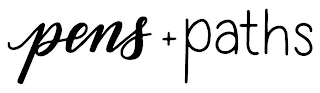 PENS + PATHS logo