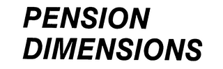 PENSION DIMENSIONS logo