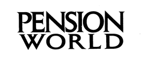 PENSION WORLD logo